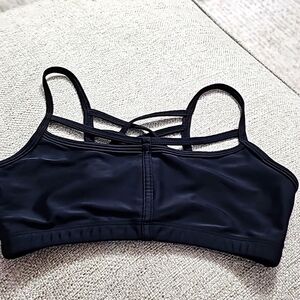 Onzie Flow Luxe Strappy Sports Bra black S/M nwot